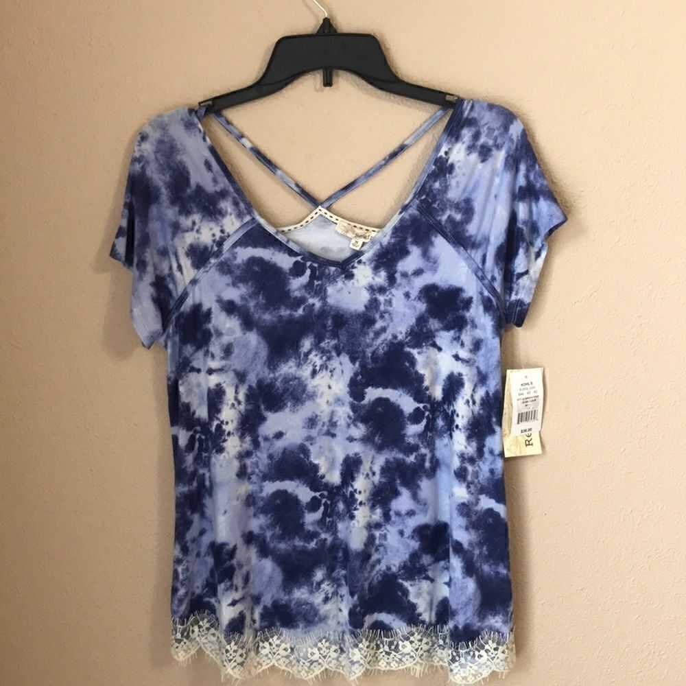💙Rewind Tye Die Top NWT